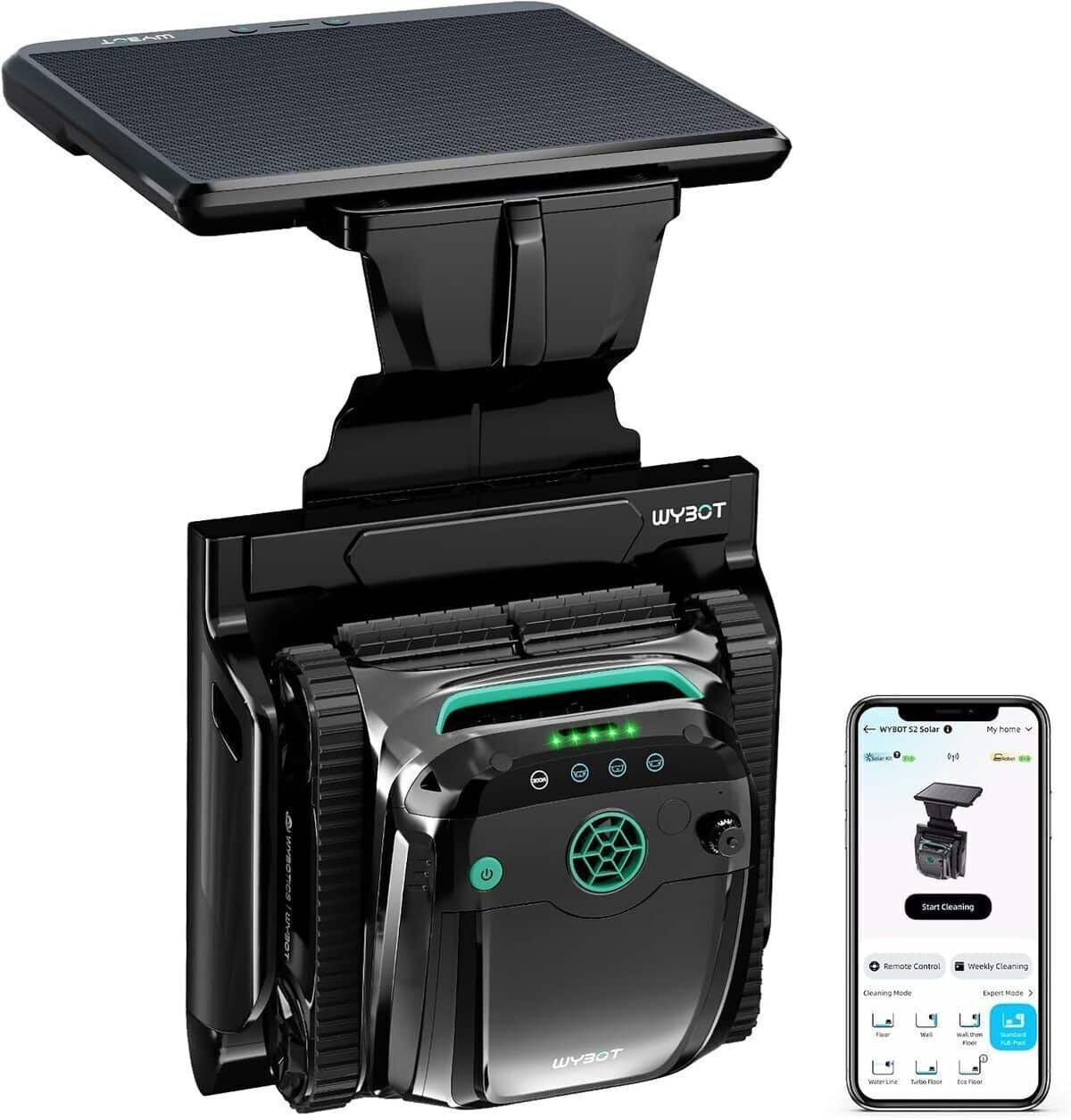 Test du WYBOT S2 : robot piscine solaire intelligent et sans fil