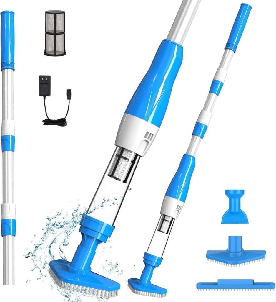 Test : poolyPoly 3 en 1 aspirateur de piscine sans fil (90 min)