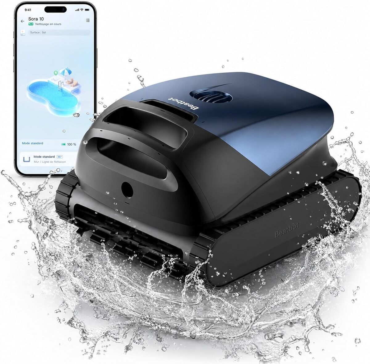 Test : robot piscine Beatbot Sora 10 ultra-puissant sans fil