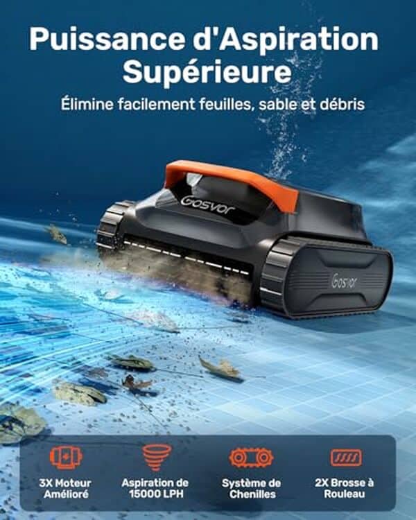 Découvrez notre test complet du robot piscine Gosvor LiteVac G1 : efficacité, autonomie et performances du nettoyeur sans fil le plus innovant du marché.
