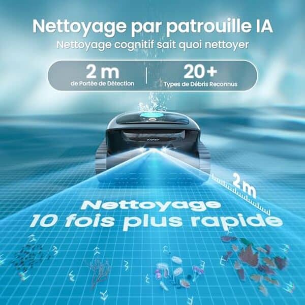Découvrez notre test complet du robot piscine AIPER Scuba V3 avec vision IA : performances, fonctionnalités et avis d'expert pour un nettoyage automatique optimal. 