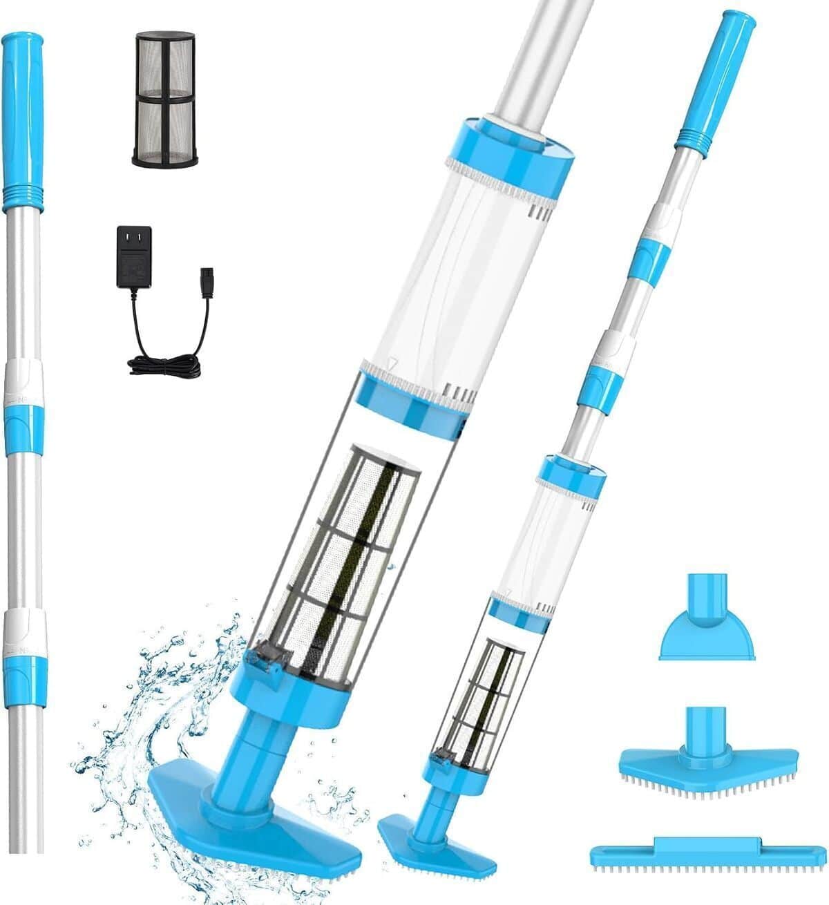 Test du PoolyPoly 3 en 1 : aspirateur de spa sans fil performant