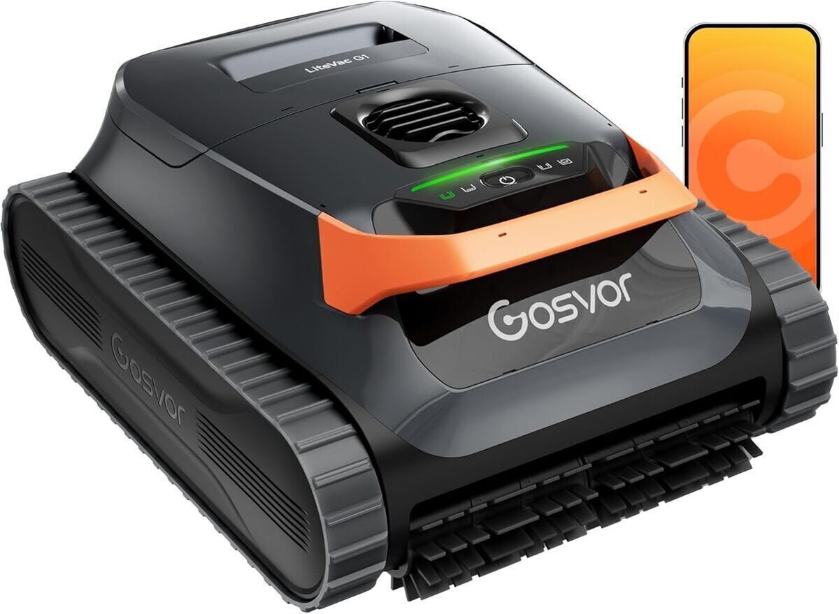 Test du robot piscine Gosvor LiteVac G1 : efficacité sans fil