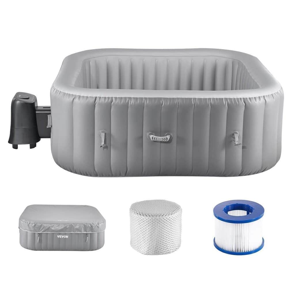 Test du spa gonflable VEVOR : relaxation avec 130 jets apaisants