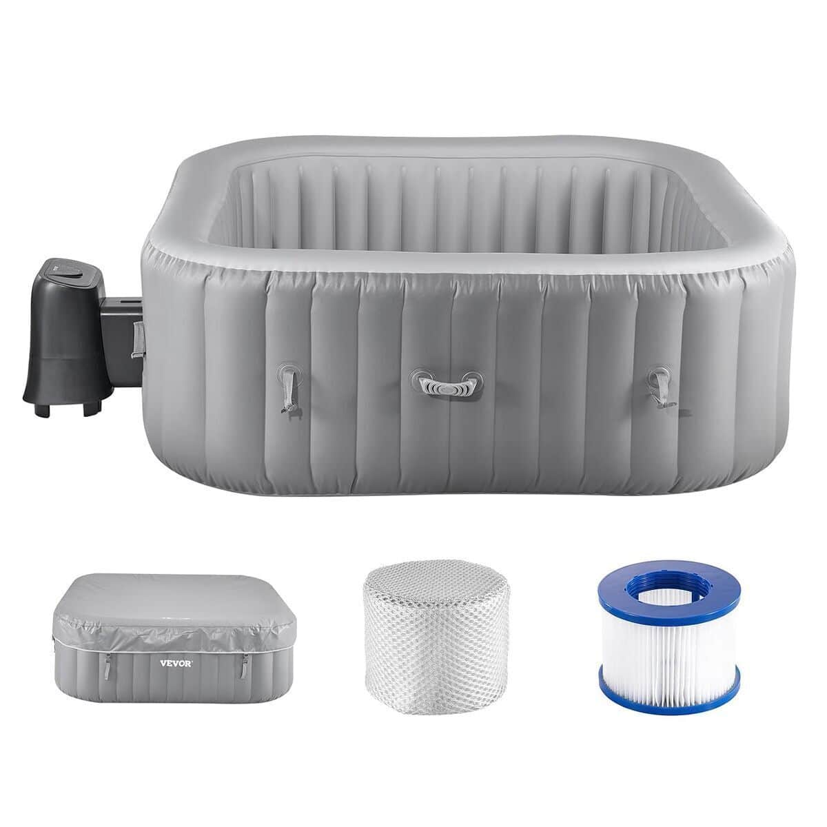 Test du spa gonflable VEVOR : relaxation avec 130 jets apaisants
